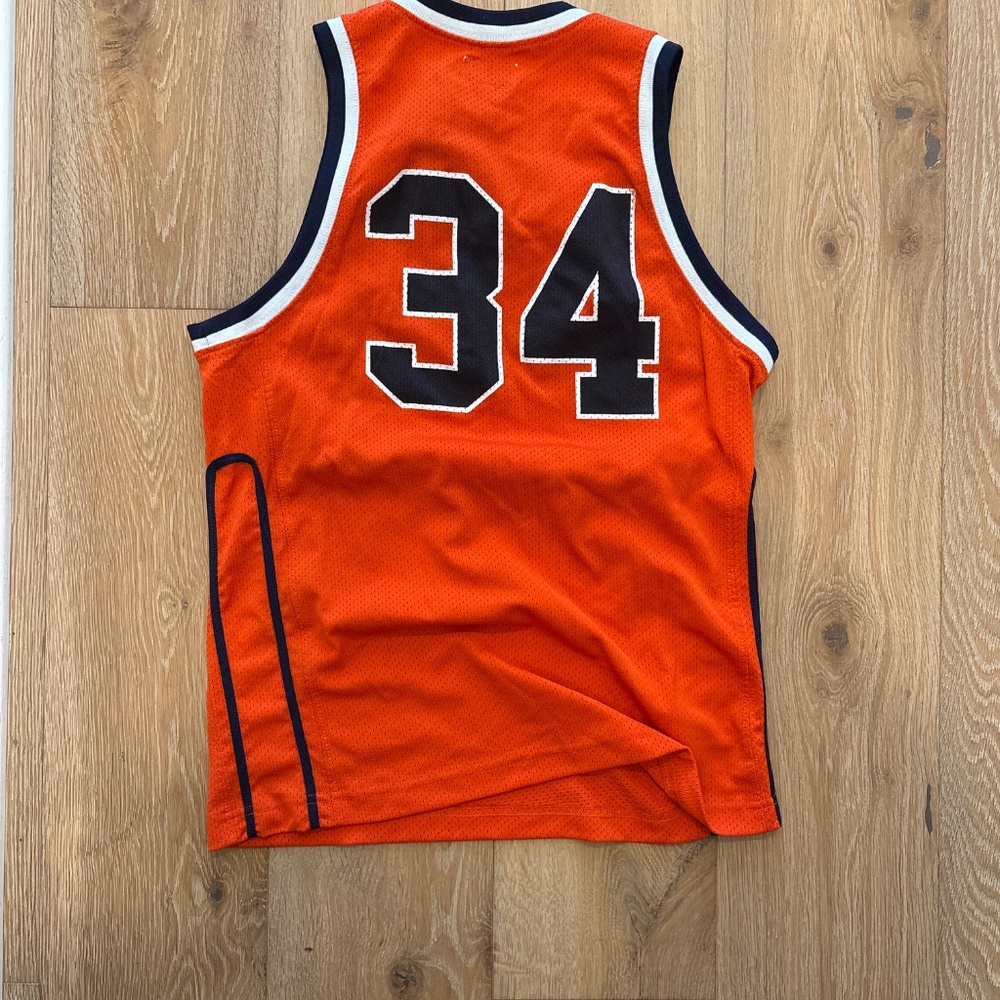 Auburn Vintage Charles Barkley #34 Orange Basketball Jersey - Picture 2 of 4